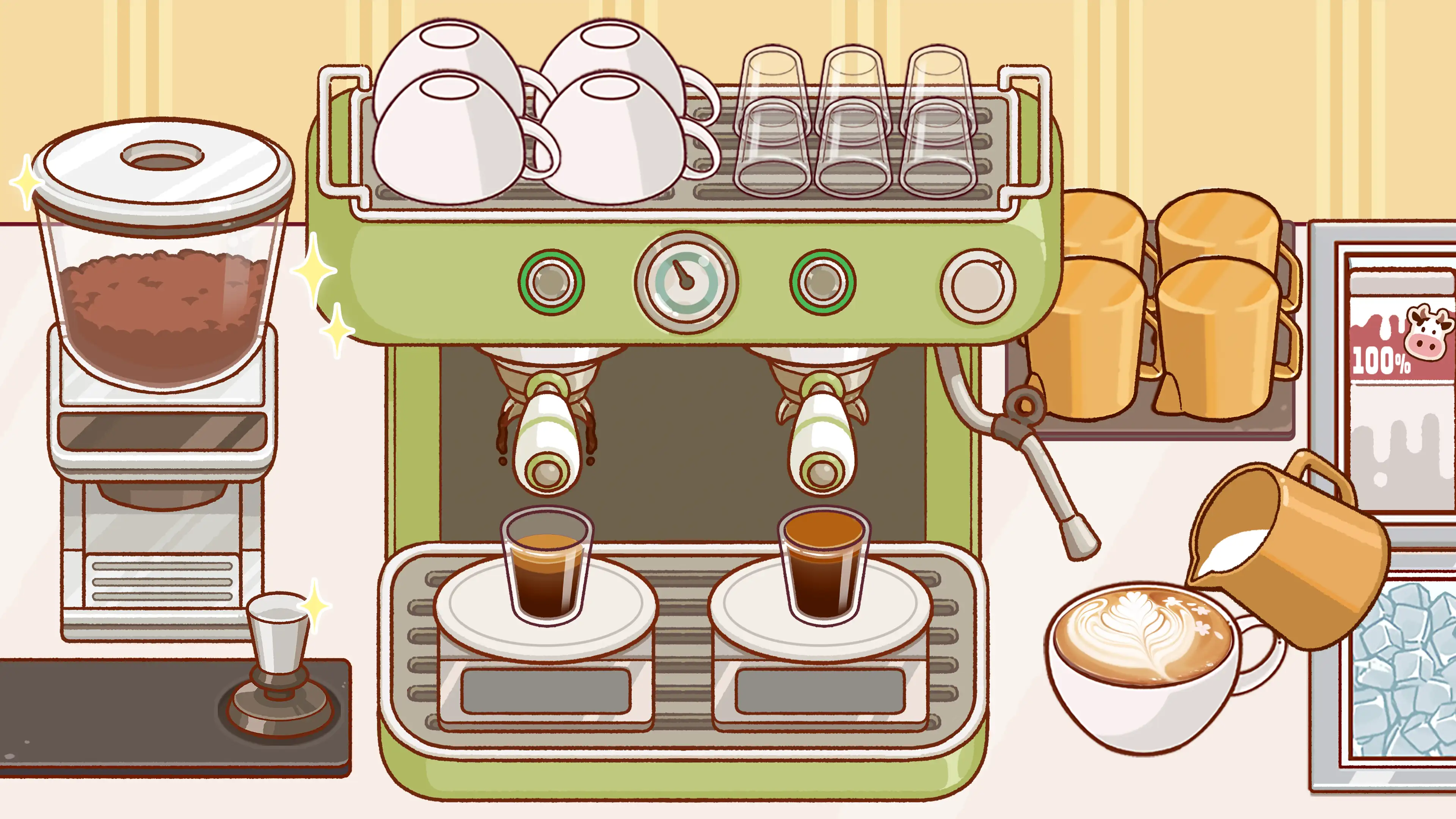 Good Coffee, Great Coffee (Unlimited Gems) screenshot 1