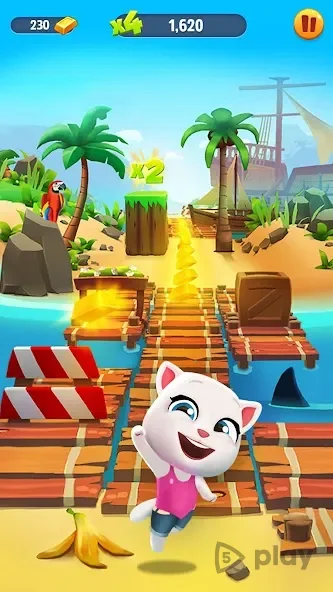 Talking Tom Gold Run (Hack & Unlimited Currency) screenshot 2
